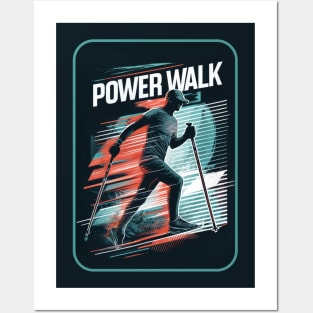 Nordic Walking  Power Walk Posters and Art